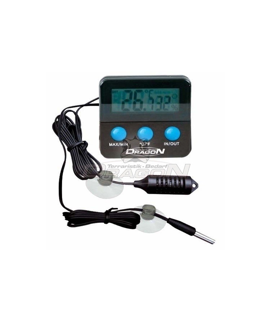 Termómetro Higrometro Digital Medidor de temperatura digital Electrónico LCD Termómetro Sensor de sonda con conexión de cable Controladores de temperatura