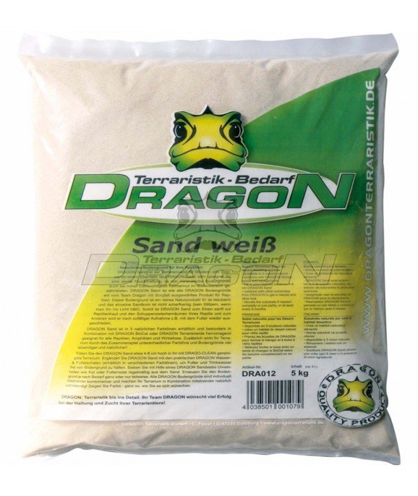 Sand blanca 5kg sin polvo, apta para acuarios