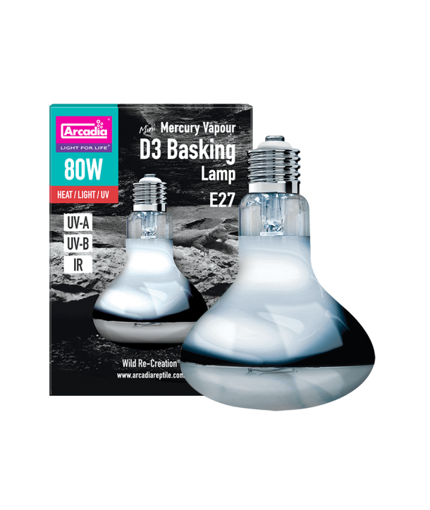 Arcadia Mini D3 BASKING LAMP 80W